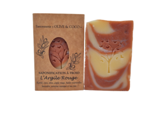 savon bio argile rouge