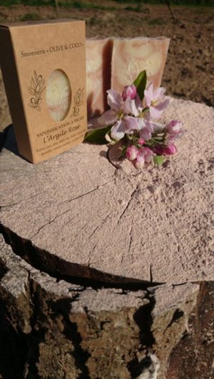 Savon bio #biodégradable #argile rose #printemps 2020 #en confinement #on se lave les mains